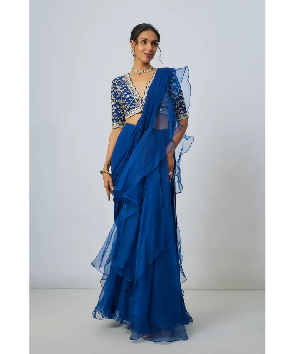 GOPI VAID- Ganika Saree Set